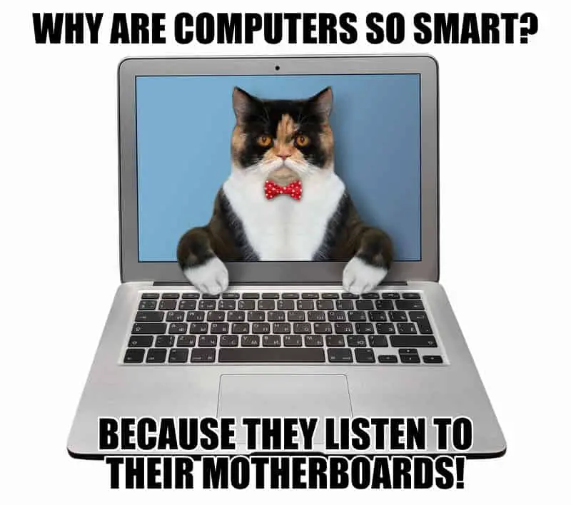 Why are computers so smart Because they listen to their motherboards