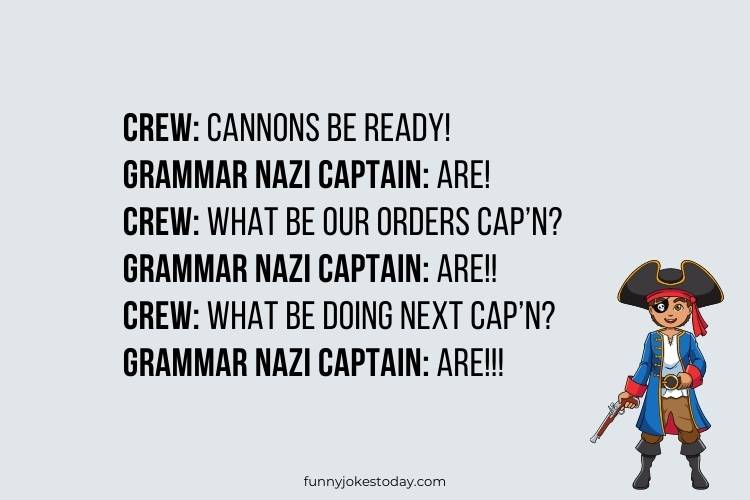 Pirate Jokes - Crew: Cannons be ready!