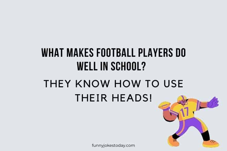 What makes football players do well in school They know how to use their heads